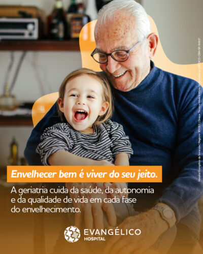 Neste Dia dos Avós, reforçamos a importância do cuidado especializado em cada fase do envelhecimento.Nossa equipe de Geriatria acompanha os idosos com atenção, segurança e humanização, ajudando a prevenir complicações, a controlar doenças crônicas e a manter a autonomia e o bem-estar no dia a dia.

Cuidar da saúde dos nossos avós também é valorizar a história, a autonomia e a qualidade de vida que eles merecem. 💙

DiaDosAvós Avós Geriatria Saúde HospitalEvangélicoDeSorocaba

Hospital Evangélico de Sorocaba
Registro: 903153
Diretor Técnico-Médico: Mário Sérgio Moreno
MÉDICO: CRM-SP: 84817